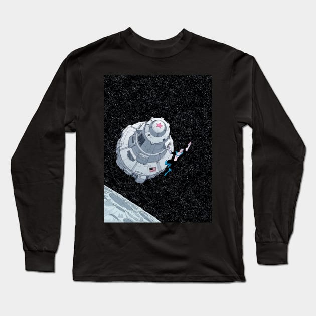 invincible space patrol Long Sleeve T-Shirt by super villain